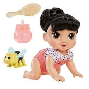 New Baby Alive Crawl 'n Play Katie Kat Doll Electronic 40+ Adorable Sound Age 3+